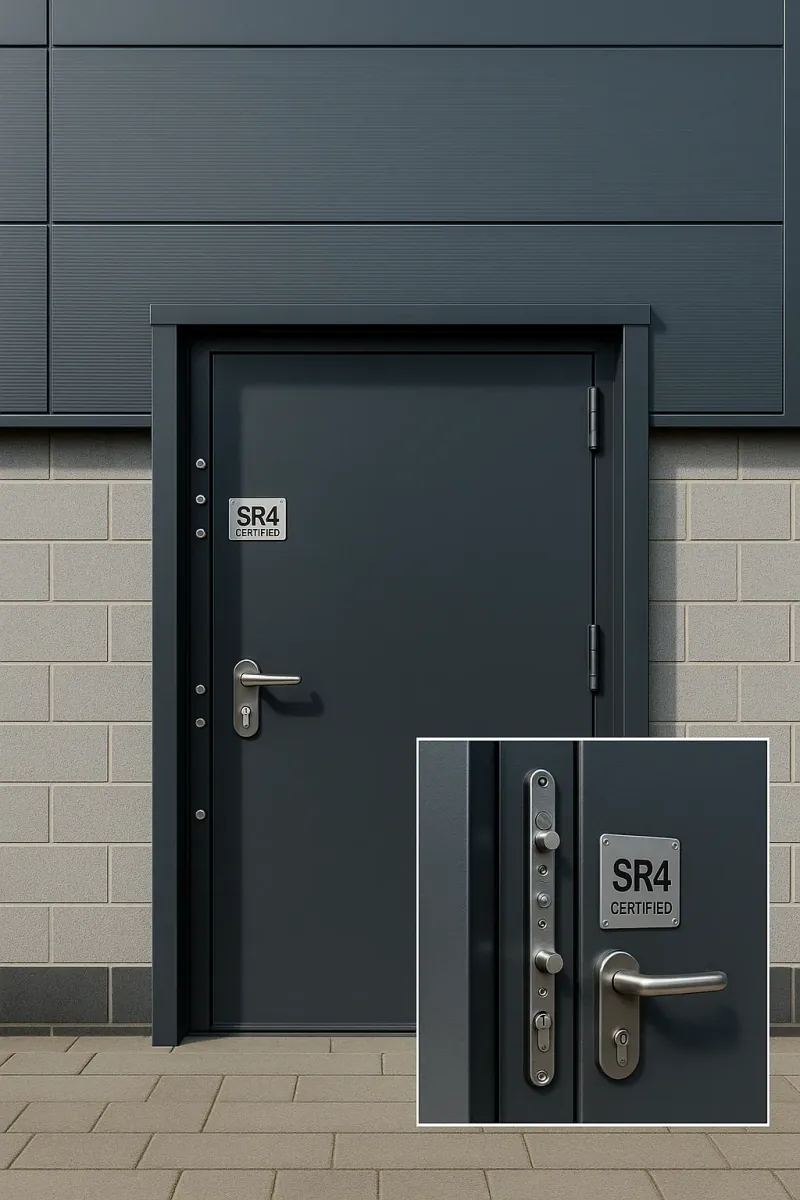 security rated steel doors - professional steel doors available in Blackpool from UK manufacturers